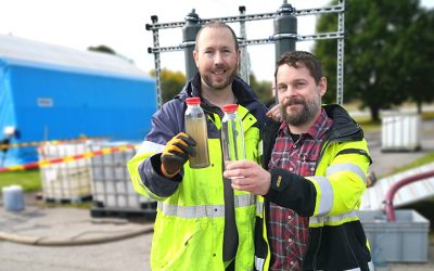 PFAS i MSB:s släckvatten renat till omätbara nivåer